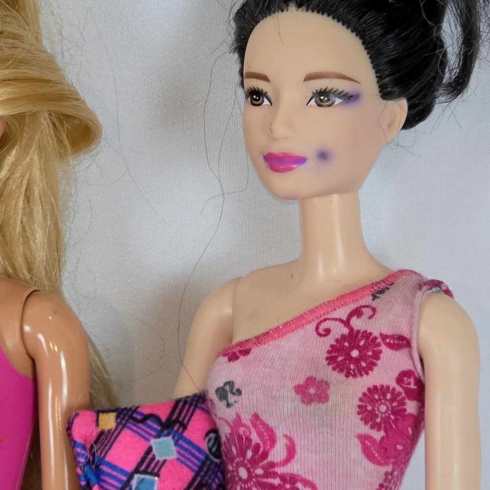 Mattel Barbie 4 Doll Lot Baywatch Fashionistas Water Play Beach Chic Raquelle - Picture 3 of 8